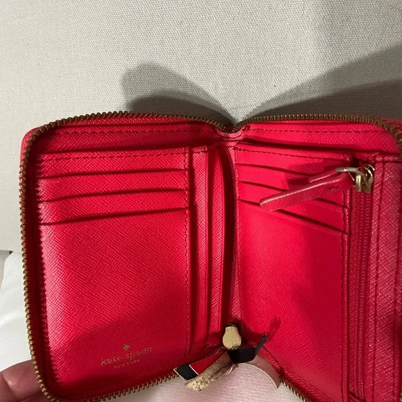 Kate Spade Red Nylon Wallet - Picture 2 of 3